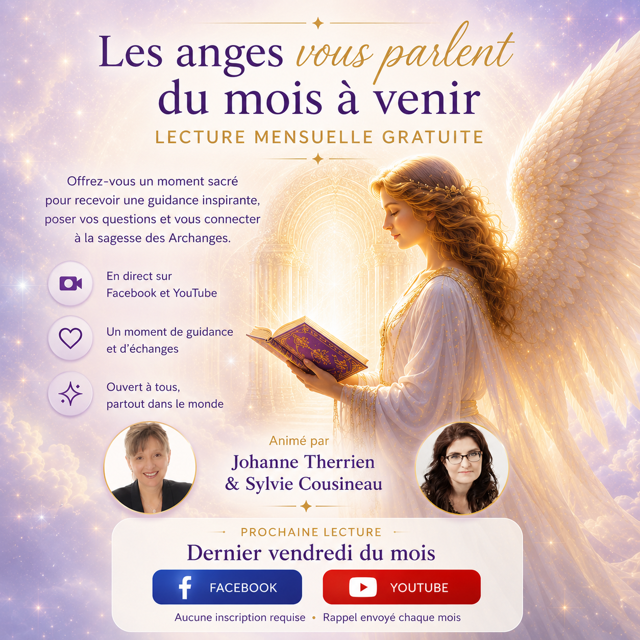 Les anges vous parlent du mois à venir