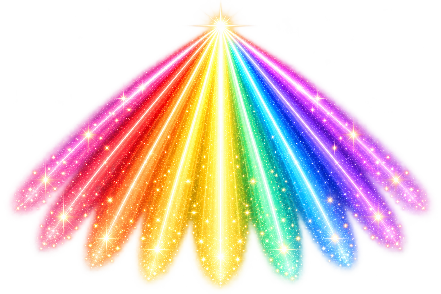 Les 13 rayons sacrés multicolores
